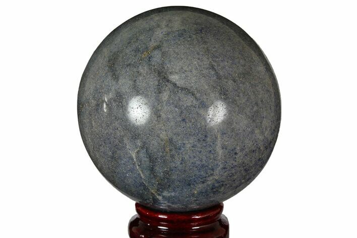 Polished Dumortierite Sphere - Madagascar #126521
